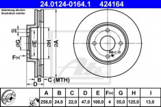 Disc frana MAZDA ETUDE VI 1.9 16V - ATE 24.0124-0164.1 foto