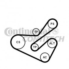 Set curea transmisie cu caneluri PEUGEOT 806 2.1 td 12V - CONTITECH 6PK1740K1 foto