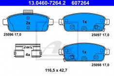 placute frana OPEL ASTRA J Sports Tourer 1.4 - ATE 13.0460-7264.2 foto