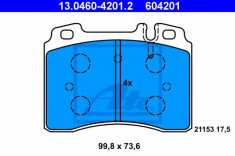 placute frana MERCEDES-BENZ 190 limuzina E Evolution II 2.5 - ATE 13.0460-4201.2 foto