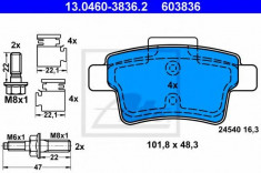 placute frana CITROEN C4 Picasso I 1.6 THP 155 - ATE 13.0460-3836.2 foto