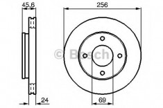 Disc frana SMART FORFOUR 1.1 - BOSCH 0 986 479 187 foto