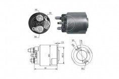 Solenoid, electromotor - ERA 227387 foto