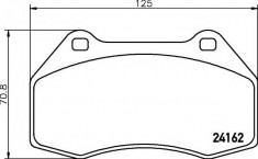 placute frana RENAULT MEGANE CC 2.0 TCe - TEXTAR 2416201 foto