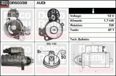 starter AUDI A4 S4 quattro - DELCO REMY DRS0398 foto