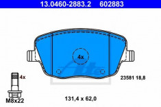 placute frana SKODA PRAKTIK 1.2 TDI - ATE 13.0460-2883.2 foto