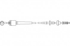 Cablu acceleratie FORD FOCUS 1.4 16V - TOPRAN 302 775 foto