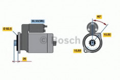 starter - BOSCH 0 986 019 820 foto