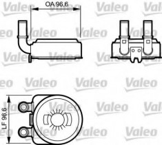 Radiator ulei, ulei motor CITROEN XSARA 1.9 D - VALEO 817705 foto