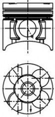 Piston OPEL ASTRA G hatchback 1.7 CDTI - KOLBENSCHMIDT 40390600 foto