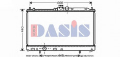 Radiator, racire motor MITSUBISHI CEDIA limuzina 16V EVO VIII - AKS DASIS 140083N foto