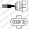 Sonda Lambda VW GOLF Mk III 1.4 - DELPHI ES10979-12B1