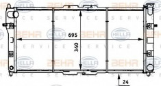 Radiator, racire motor MAZDA MX-6 2.0 - HELLA 8MK 376 706-721 foto