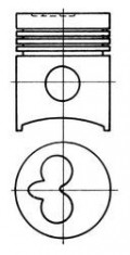 Piston - KOLBENSCHMIDT 91007600 foto
