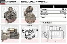 starter OPEL MONTEREY A 3.1 TD - DELCO REMY DRS3919 foto