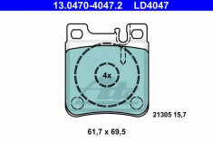 placute frana MERCEDES-BENZ E-CLASS limuzina E 500 - ATE 13.0470-4047.2 foto