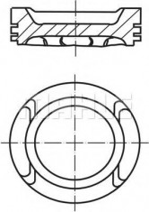 Piston SKODA OCTAVIA 2.0 - MAHLE ORIGINAL 030 60 13 foto