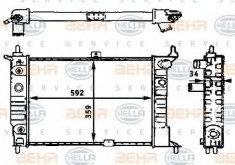 Radiator, racire motor OPEL ASTRA F hatchback 1.4 i - HELLA 8MK 376 715-311 foto