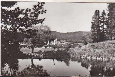 bnk cp Vedere spre Manastirea Neamt - necirculata foto