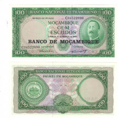 SV * Mozambic / Mosambique 100 ESCUDOS 1961 * UNC
