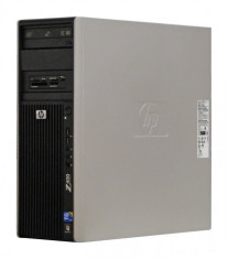 Calculator HP Z400 Tower, Intel Xeon W3580 3.33 GHz, 8 GB DDR3, 120 GB SSD NOU, DVD-ROM, Placa video nVidia GeForce GT740, 2 GB DDR3 foto