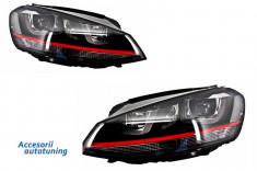 Faruri 3D LED Volkswagen Golf VII (2012-up) GTI Design foto