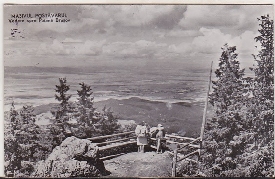 bnk cp Masivul Postavarul - Vedere spre Poiana Brasov - circulata