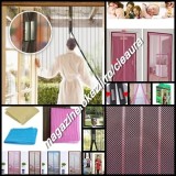 210 x 100 cm PERDEA MINUNE ROZ PLASA ANTI INSECTE TANTARI MUSTE MAGIC MESH DUBLA