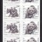 Suedia 1993 fauna ursi MI 1756-57 carnet MNH w34