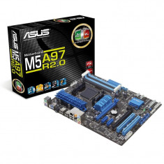 Placa de baza ASUS AM3+, M5A97 R2.0, AMD 970, 4* DDR3 2133(O.C.)/1866/1600/1333, 1*PCIEx16/1*PCIEx16(max.x4)/2*PCIEx1/2*PCI, 6*SATA3 (RAID), bulk foto