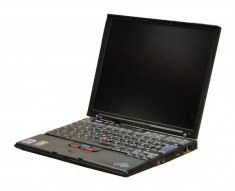 Laptop IBM Thinkpad X41, Intel Pentium M 1.5 GHz, 1 GB DDR2, 40 GB HDD ATA, WI-FI, Card Reader, Finger Print, Display 12.1inch, lipsa Caddy foto