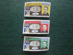 TIMBRE STRAINE ECUADOR=MNH foto