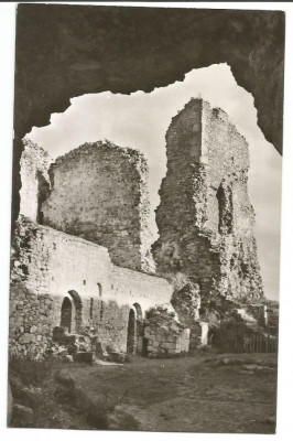 @ carte postala (ilustrata)-TARGU NEAMT-Ruinele cetatii Neamtului foto