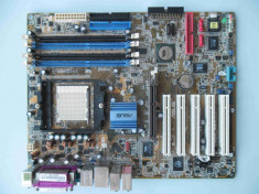 Placa de baza Asus A8V Deluxe DDR1 AGP socket 939 foto