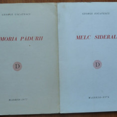 George Uscatescu , 5 carti poezie aparute in colectia Destin , Madrid , 1972-85