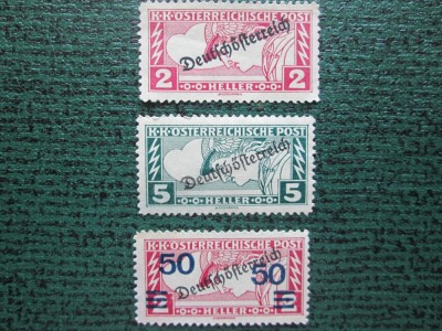 TIMBRE AUSTRIA 1917-1921=MNH foto