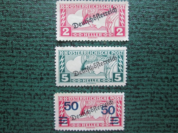 TIMBRE AUSTRIA 1917-1921=MNH