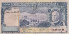 ANGOLA 1.000 escudos 1970 VF!!! foto