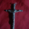 Medalion Crucifix ,metal argintat , h= 4,8 cm