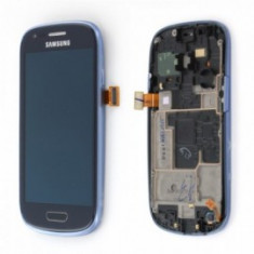Display touchscreen lcd Samsung Galaxy S3 Mini i8190 albastru Swap