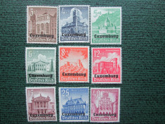 TIMBRE GERMANIA =LUXEMBURG-1941 SET===MLH foto