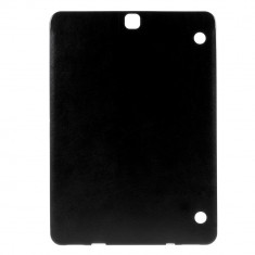 Carcasa protectie spate din TPU si piele ecologica pentru Samsung Galaxy Tab S2 9.7&amp;quot; - neagra foto