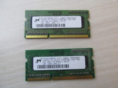 RAM laptop memorie DDR3 2gb memorii 2 x 1gb foto