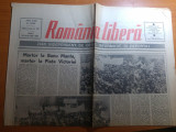 Ziarul romania libera 30 ianuarie 1990- art. si foto cu mitingul din 28 ianuarie