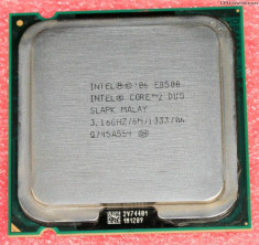 Procesor Intel Core 2 Duo E8500 CPU 2x3,16 Ghz ca NOU, peste E8400, sub Q6600 foto