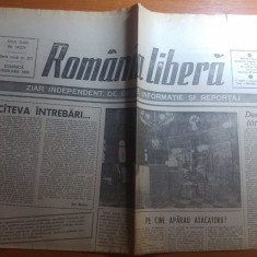 ziarul romania libera 4 februarie 1990-art. " pe cine aparau atacatorii ? "