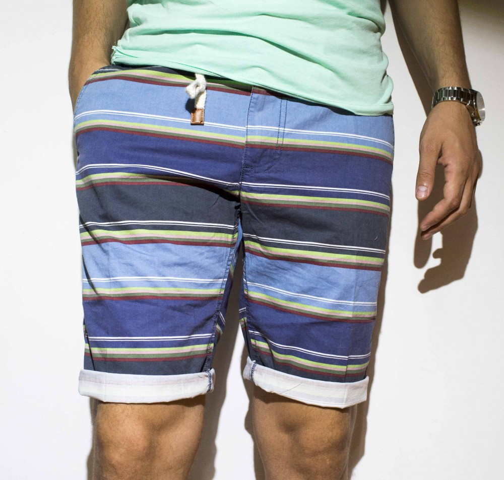 Pantaloni scurti bumbac pantaloni dungi pantaloni barbat bermude cod 32, 36  | Okazii.ro