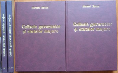 Herbert Kranz, Culisele guvernelor si statelor majore, 2 vol., interbelica foto