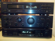 linie onkyo amplifier onkyo R1 / A-803,Tuner si compact disc player foto