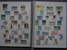V232 Clasor Nou A4 Cu timbre Straine Australia, Israel, Sua foto